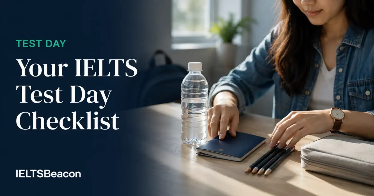 IELTS Test Day Checklist: What to Bring and What to Expect